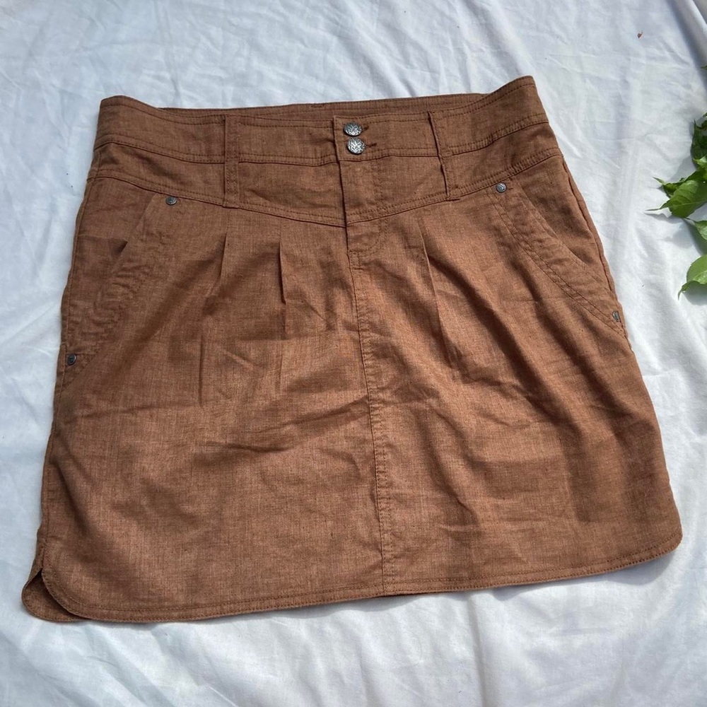 Prana Brown Lizbeth Skirt